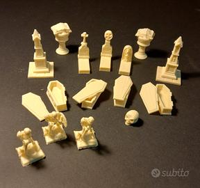 Terrain wargame set x 15 accessories Graveyard 