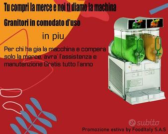 Granitori  in comodato d'uso