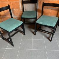 3 Sedie anni 80
