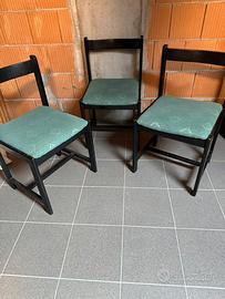 3 Sedie anni 80