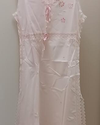 camicia da notte rosa tg 48