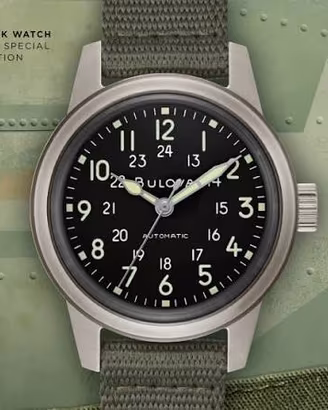 Bulova Hack Automatic Field 96A259 Special Edition