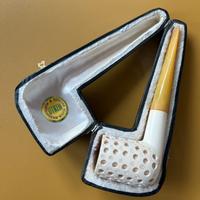 Pipe da collezione meerschaum, schiuma di mare