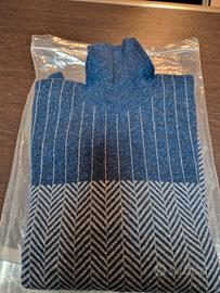Pullover collo alto Taglia 52 100% lana vergine 