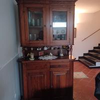 credenza napoletana con alzatina