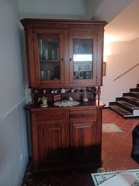 credenza napoletana con alzatina