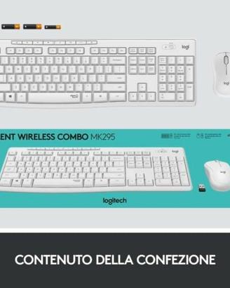 Logitech MK295 Kit Mouse e Tastiera Wireless