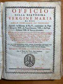 Officio della Beatissima Vergine Maria - 1760