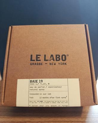 Profumo Le Labo Baie 19 edp 50 ml