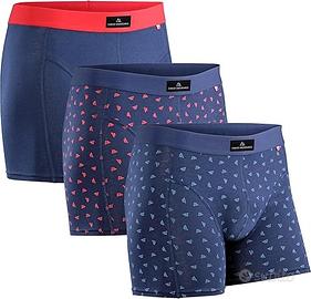 DANISH ENDURANCE Boxer da Uomo in Cotone Premium,