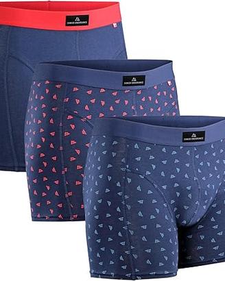 DANISH ENDURANCE Boxer da Uomo in Cotone Premium,