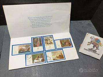 Set francobolli quadri Museo statale di Schwerin