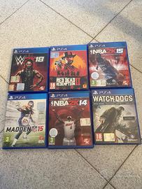 6 Videogiochi PS4