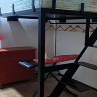 struttura in ferro per letto a soppalco