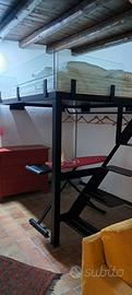 struttura in ferro per letto a soppalco