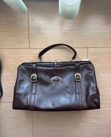 Borsa marrone di pelle