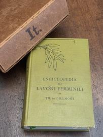 Antico libro Enciplopedia dei lavori femminili