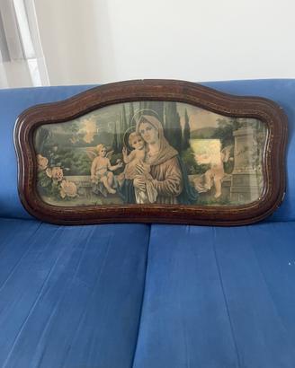 Capezzale Madonna con Bambino antico