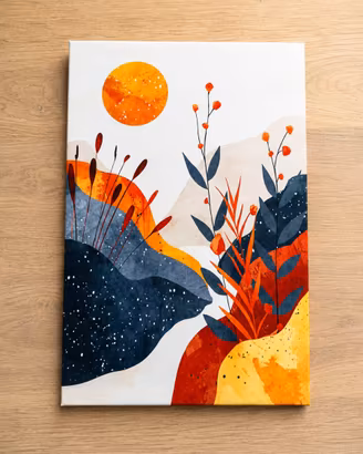 Quadro decorativo moderno – paesaggio astratto