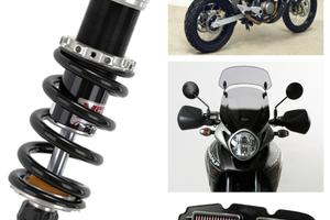 Honda Transalp barre motore bauletto plexi scarico