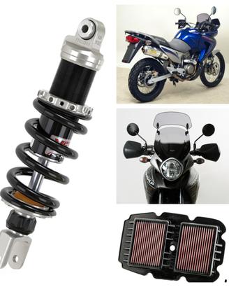 Honda Transalp barre motore bauletto plexi scarico