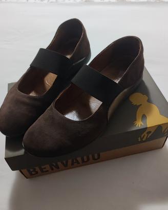 Scarpe basse marroni donna Benvado n. 40