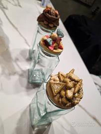 Set barattoli in vetro