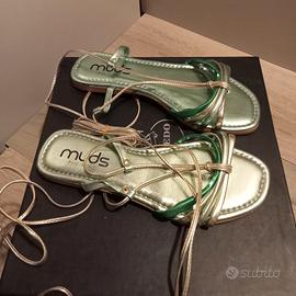 Sandali donna bassi Muds Made in Italy numero 36