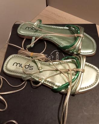 Sandali donna bassi Muds Made in Italy numero 36