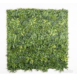 Siepe artificiale 3D - 12pz 100x100 cm Jungle