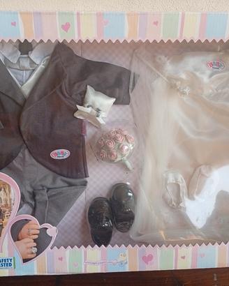 vestito per bambole baby annabell 