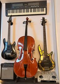 Set completo strumenti musicali per locali