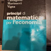 Principi matematica per economia. Ed Egea