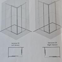 Box Doccia Vanita Stellar Nero Opaco