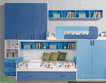 cameretta giessegi 3 posti letto