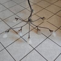 Lampadario ferro battuto "artigianato Fiorentino"