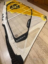 Vela windsurf Goya Banzai 4.2 pro wave power