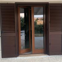 FINESTRA IN LEGNO + PERSIANA in ALLUMINIO