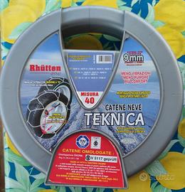 Catene da Neve Rhutten Teknica misura 40 9mm