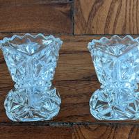 Porta uova/vasetti per fiori in vetro 