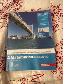 Libro Matematica. azzurro
