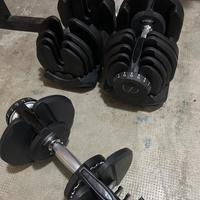 manubri regolabili Max 40 kg l’uno