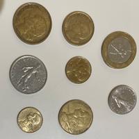 Lotto 24 monete vintage Francia