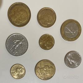 Lotto 24 monete vintage Francia