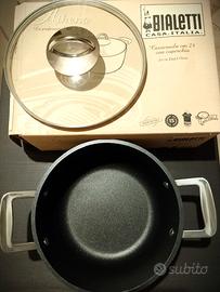 Casseruola 24 cm in alluminio pressofuso NUOVA