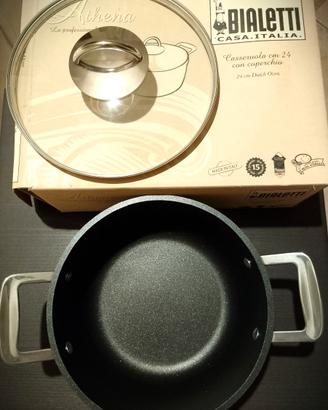 Casseruola 24 cm in alluminio pressofuso NUOVA