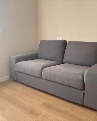 Divano Ikea VIMLE braccioli larghi grigio scuro