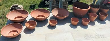 Vasi e fioriere in terracotta made in Italy