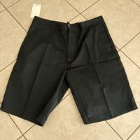 pantaloncini eleganti uomo nero