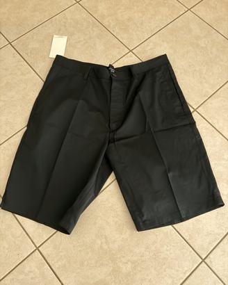 pantaloncini eleganti uomo nero